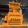 Twin-Shaft JS500 Concrete Mixer